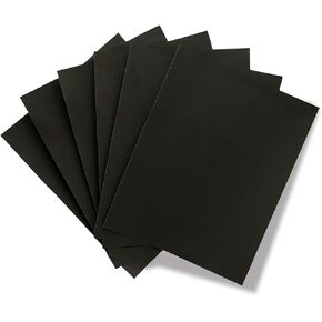 ورق صورة ظلية أسود من Hygloss Products - ورق رسم الصور الشخصية - 8-1/2 × 11 بوصة، 25 ورقة in Kuwait