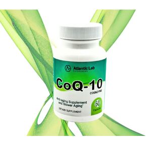 Coenzyme COQ-10 Anti-Aging and Slower-Aging, Support Heart Health with Our Fast Absorption Capsules. Vegan, Gluten Free, Keto, Paleo, All Diets, Low Carb 60 Count.