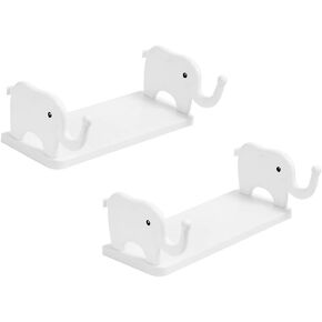 2 حزمة من أرفف الحائط العائمة، مكبرات صوت بلوتوث صغيرة، دعامات جدارية، رف عرض بدون حفر، رف تخزين مثبت على الحائط، لغرفة النوم والحمام وغرفة المعيشة وديكور جدار المطبخ والتخزين، رمادي in Kuwait