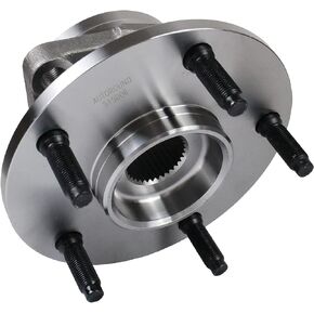 Autoround 515006 4WD Front Wheel Bearing and Hub Assembly Fit for 94-99 Dodge Ram 1500 4x4 1994 1995 1996 1997 1998 1999 5 Lug Non-ABS
