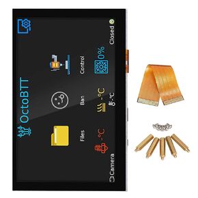 BIGTREETECH PITFT50 V2.1 Touch Screen 5 inch LCD Display Capacitive DSI 800x480 Upgraded 5 Point Touch for Raspberry Pi A/A+/B/B+/2B/2B+/3B/3B+/4B, BTT PI 2/CB2 Running Klipper