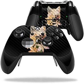 MightySkins Carbon Fiber Skin for Microsoft Xbox One Elite Controller - Nowhere to Run | Protective, Durable Textured Carbon Fiber Finish | Easy to Apply, Remove, and Change Styles | Made in The USA
