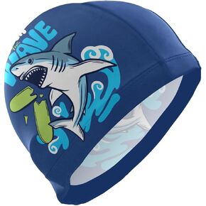 Swimming Cap Adult Swim Cap for Men Women Unisex Polyester Funny Print