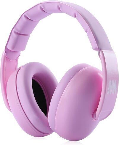 أغطية أذن آمنة لتقليل الضوضاء من مومبا، غطاء أذن لحماية السمع الحسي للأطفال الصغار، NRR 25dB إلغاء الضوضاء سماعات رأس مقاومة للصوت للسفر الطائر، والحفلات الموسيقية، والألعاب النارية، والرماية، وردي in Kuwait