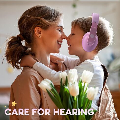 أغطية أذن آمنة لتقليل الضوضاء من مومبا، غطاء أذن لحماية السمع الحسي للأطفال الصغار، NRR 25dB إلغاء الضوضاء سماعات رأس مقاومة للصوت للسفر الطائر، والحفلات الموسيقية، والألعاب النارية، والرماية، وردي in Kuwait