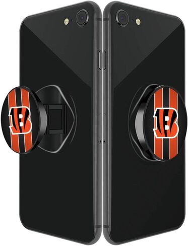 حامل الهاتف الخليوي تصميم كرة القدم البرتقالية توسيع قبضة اليد مسنده اليد قابلة للطي للهواتف الذكية والحالات (3 حزمة) in Kuwait