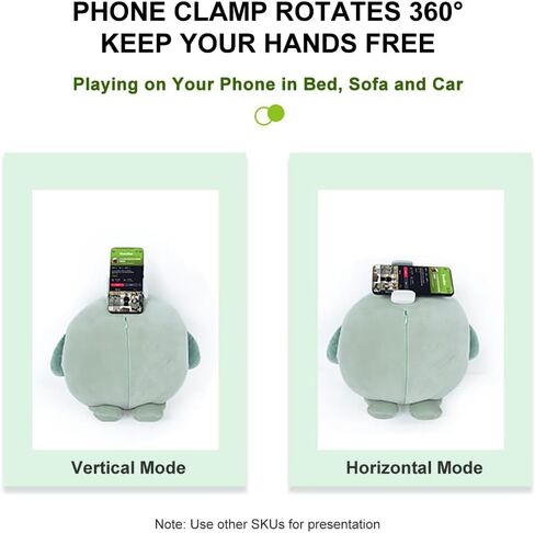 Cell Phone Pillow Holder for Bed, Adjustable Phone Stand for Watching Videos or Facetime in Bed Couch Car, Cute Panda Soft Plush Pillow with Hand Pockets, Gifts for Kids, Teens and Girls in Saudi Arabia