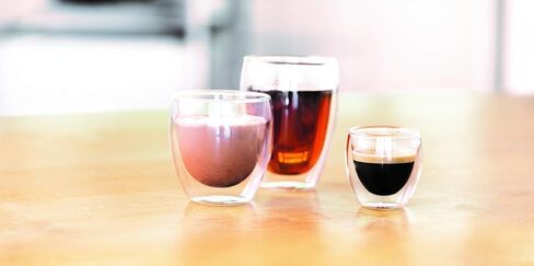 Bodum 8 oz Pavina Double Wall Glasses, High Heat Borosilicate Glass, 2 Pack, Clear in Saudi Arabia