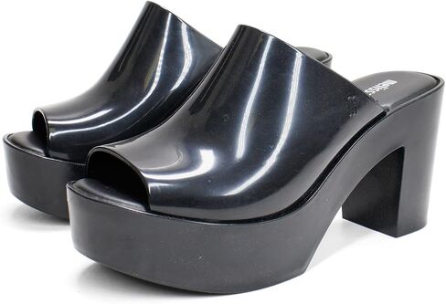 Melissa Mule Heel Collection - Fashion Sandal for Women - Iridescent Comfortable Mule Style - High-Shine Upper with Bubblegum Scent - Chic and Sophisticated in Saudi Arabia