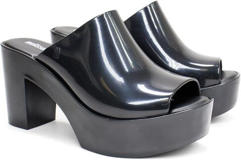 Melissa Mule Heel Collection - Fashion Sandal for Women - Iridescent Comfortable Mule Style - High-Shine Upper with Bubblegum Scent - Chic and Sophisticated in Saudi Arabia