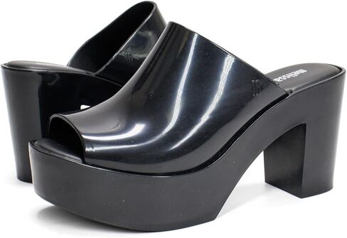 Melissa Mule Heel Collection - Fashion Sandal for Women - Iridescent Comfortable Mule Style - High-Shine Upper with Bubblegum Scent - Chic and Sophisticated in Saudi Arabia