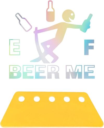 Funny Car Fuel Tank Sticker, EF Logo Waterproof High Gas Consumption Decal, Universal Vehicle Fuel Gage Empty Stickers Decor Suitable for Cars, Trucks, Motorcycles, SUVs (Hair Female, Pink) in Kuwait