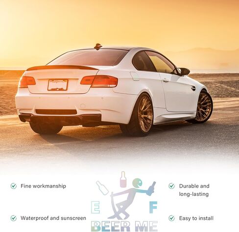 Funny Car Fuel Tank Sticker, EF Logo Waterproof High Gas Consumption Decal, Universal Vehicle Fuel Gage Empty Stickers Decor Suitable for Cars, Trucks, Motorcycles, SUVs (Hair Female, Pink) in Kuwait