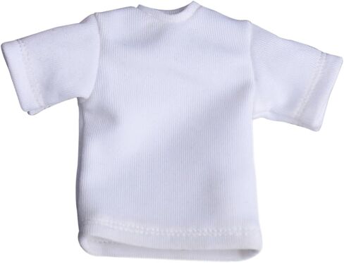 Meetoget 1/12 Scale Male Figure Doll Clothes Daily Sports T-Shirt for 6 inch Action Figure Relax White PU002US in Saudi Arabia