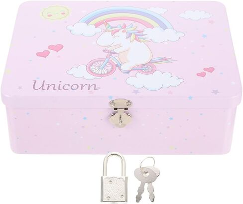 BESPORTBLE Box Storage Box with Lock Muslin Cloths for Baby Small Cookie Tins Kids Storage Bins Cookie Tins with Lids Candy Decor Candy Jars with Lids Gifts With Cover Tinplate Loose Leaves in Saudi Arabia