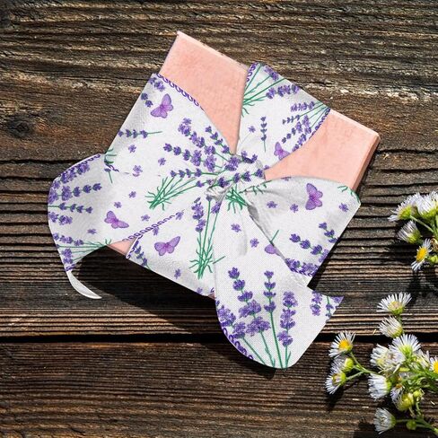 2 Rolls Spring Craft Ribbons for Wreath Bows, 2.5"×10 Yards Wired Edge Ribbons White Pink Burlap Ribbon Tulips Flowers Wired Ribbons for Crafting Sewing DIY Crafts Supplies in Saudi Arabia