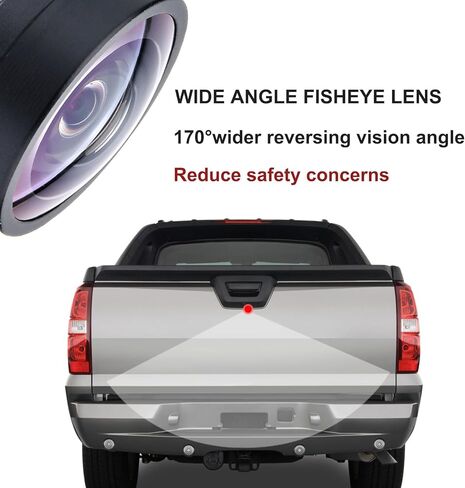 كاميرا احتياطية كاميرا الرؤية الخلفية متوافقة مع 2007 2008 تشيفي أفالانش كاديلاك إسكاليد EXT وقوف السيارات مساعدة الكاميرا يستبدل # 15862575 15173618 in Kuwait