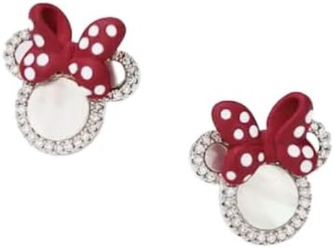 DJFahion Women's Girls Trendy Classic Cartoon Animals Bow Mini Mouse Stud Earrings, Jewelry Accessories Gifts For Teen Girls Stud Earrings Set Women's Studs Men's Studs Round Studs Stainless Steel in Saudi Arabia