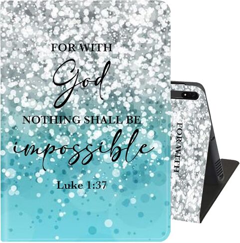 Case for Samsung Galaxy Tab S9 11 Inch 2023 Model (SM-X710/X716B/X718U), Ultra-Thin Multi-Angle Bracket Full Body Case with Wake/Sleep Function - Bible Phil 4-13 Floral in Saudi Arabia