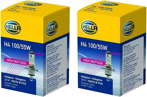 HELLA H4 100/55W High Wattage Bulb, 12V in Saudi Arabia