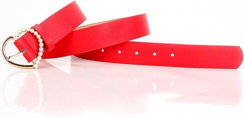 Women Leather Belts for Dress Jeans Pants Heart Buckle Ladies Belt in Saudi Arabia