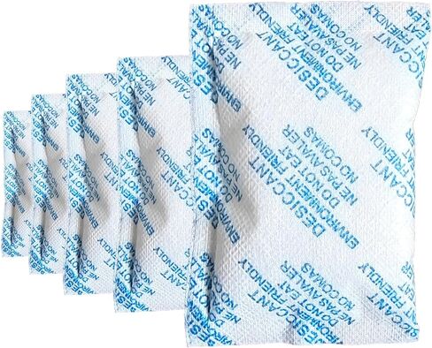 20 Pcs 20 Gram Silica Gel Desiccant,Dehumidifiers Silica Gel Packs - Rechargeable (Food Safe) Moisture Absorbers,Silica Gel Packets in Saudi Arabia