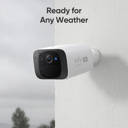 eufy Security SoloCam C210 4-Cam Pack, Wireless Outdoor Camera, 2K Resolution, No Monthly Fee, Wireless, 2.4 GHz Wi-Fi, HomeBase 3 Compatible (Renewed) in Kuwait