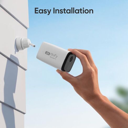 eufy Security SoloCam C210 4-Cam Pack, Wireless Outdoor Camera, 2K Resolution, No Monthly Fee, Wireless, 2.4 GHz Wi-Fi, HomeBase 3 Compatible (Renewed) in Kuwait