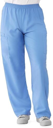 Medline PerforMAX Unisex Elastic-Waist Scrub Pants, Ciel Blue, Size X-Large, Regular Inseam in Saudi Arabia