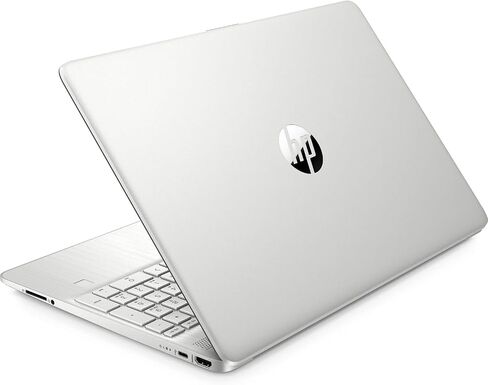 كمبيوتر محمول HP 15 رفيع يعمل باللمس باللون الفضي Intel i3-1115G4 حتى 4.1 جيجا هرتز وذاكرة الوصول العشوائي 8 جيجا بايت و256 جيجا بايت SSD وكاميرا ويب LCD عالية الدقة مقاس 15.6 بوصة واي فاي HDMI Windows 11 (متجدد) (HPS3) in Kuwait
