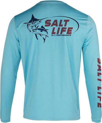 Salt Life Men's Big Win Long Sleeve Performance Tee in Saudi Arabia