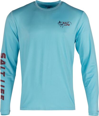 Salt Life Men's Big Win Long Sleeve Performance Tee in Saudi Arabia