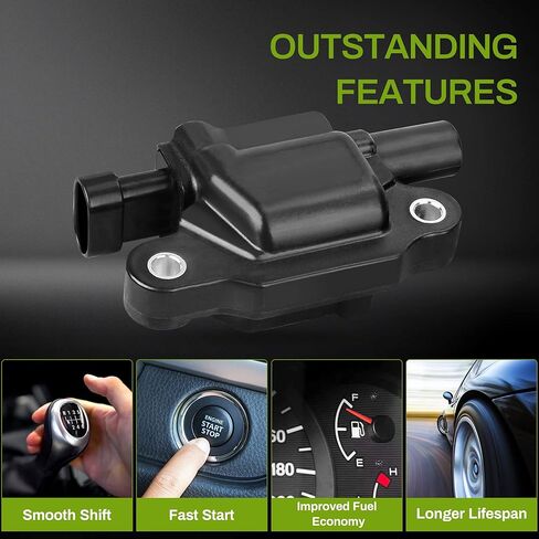 ملف الإشعال AUTOSAVER88 8 عبوات متوافق مع تشيفي سيلفرادو أفالانش كورفيت سافانا سوبربان تاهو تريل بليزر، جي إم سي سافانا سييرا يوكون XL، بويك لاكروس ألور، كاديلاك إسكاليد CTS V8 in Kuwait