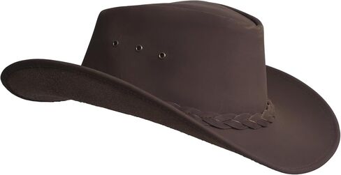 SHAMROCK Leather Cowboy Hat for Men Women Lightweight Handcrafted Western Shapeable Wide Brim | Western Hats for Men in Saudi Arabia