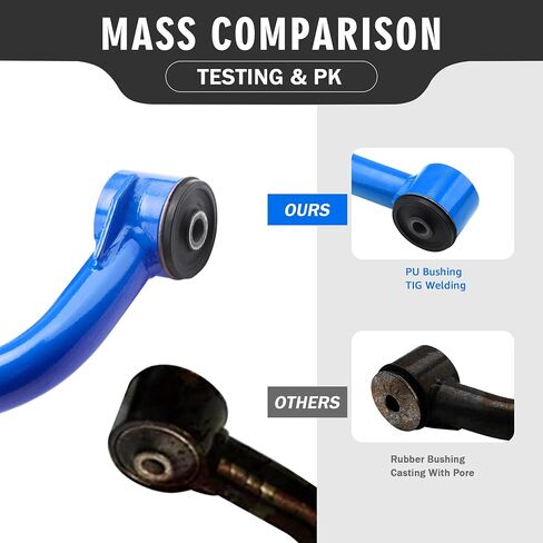 FLYCLE Front Upper Control Arms for 2006-2023 RAM 1500 2WD 4WD, 2 PCS 2-4" Lift Blue Tubular Front Suspension Control Arm Compatible with RAM 1500 2WD 4WD in Saudi Arabia