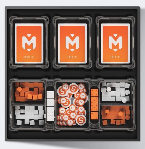 5-Pack Mini-Card Box Tray for Board Games (5 Modular Trays with a Transparent Removable lid) in Saudi Arabia