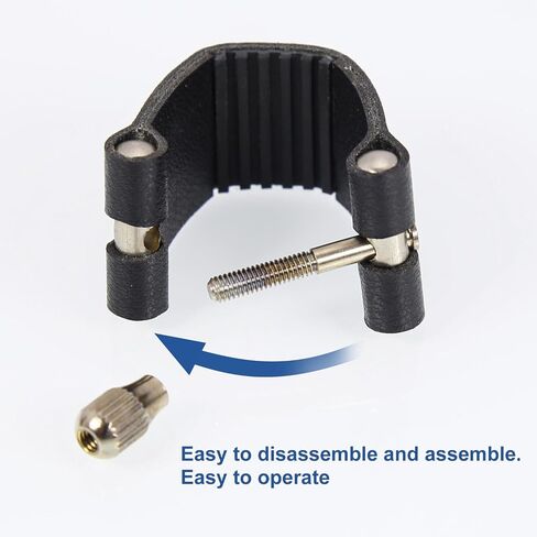 Alto Saxophone Ligature/Clarinet Ligature Shared Fastener, Leather Ligature and Plastic Cap for Alto Saxophone/Clarinet… in Kuwait