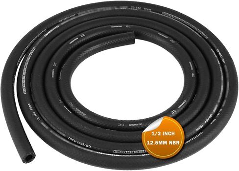 1/2 خرطوم خط الوقود، خرطوم الوقود بقفل الدفع NBR المطاط SAE 30R7 10FT 300PSI لمحركات أنظمة وقود السيارات in Kuwait