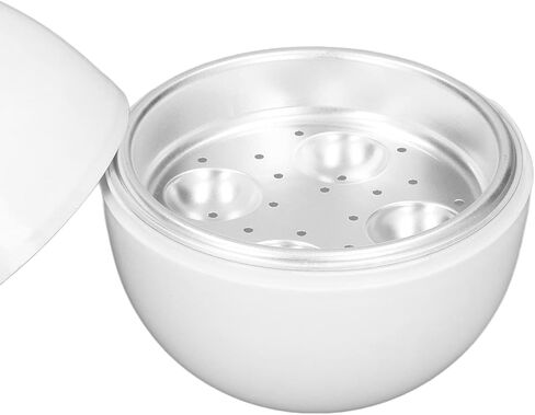 4 Egg Cooker, Save Time Eggs Capacity Hard Boiled Rapid Egg Cooker Compact Design ABS Material Egg Shape Kitchen Microwave Function Egg Boiler in Saudi Arabia