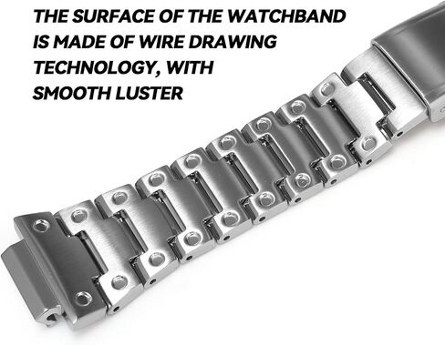 MOD Kit Quick Release Bracelet Metal Watchband Modified Strap 316 Stainless Steel Strip Compatible With Casio For G-SHOCK Men's GM2100 GM2100B-3A in Saudi Arabia