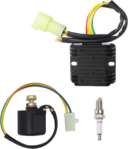 Voltage Regulator Rectifier Starter Solenoid Relay Ignition Coil for Honda FourTrax 300 TRX300 TRX300FW 2x4 4x4 1988-2000 31600-HC5-970 31600-HM5-630 35850-HC4-000 in Saudi Arabia