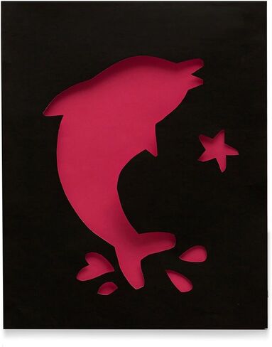 Hygloss Products Black Silhouette Paper – Tracing Portrait Drawing Crafts Paper - 8-1/2 x 11 Inch, 25 Sheets in Saudi Arabia