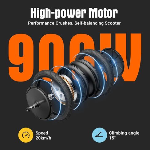 INMOTION E20 Electric Unicycle - 14 Inch Self-balancing Electric One Wheel Portable EUC for Commuting & Entertainment in Kuwait