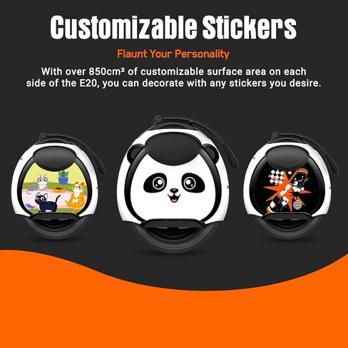 INMOTION E20 Electric Unicycle - 14 Inch Self-balancing Electric One Wheel Portable EUC for Commuting & Entertainment in Kuwait