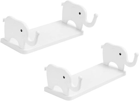 2 حزمة من أرفف الحائط العائمة، مكبرات صوت بلوتوث صغيرة، دعامات جدارية، رف عرض بدون حفر، رف تخزين مثبت على الحائط، لغرفة النوم والحمام وغرفة المعيشة وديكور جدار المطبخ والتخزين، رمادي in Kuwait