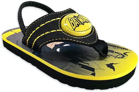 صنادل شاطئ مضيئة للأولاد الصغار من باتمان (كبير 9-10)، أسود in Kuwait