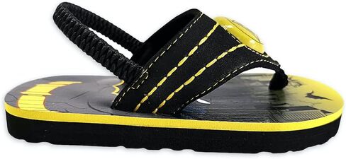 صنادل شاطئ مضيئة للأولاد الصغار من باتمان (كبير 9-10)، أسود in Kuwait