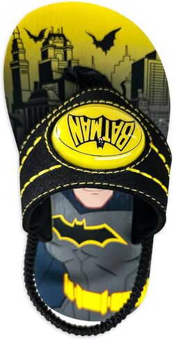 صنادل شاطئ مضيئة للأولاد الصغار من باتمان (كبير 9-10)، أسود in Kuwait
