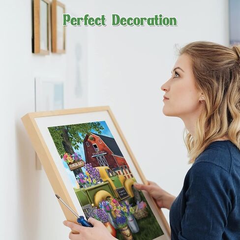 NAIMOER الزهور الماس مجموعات الفن للبالغين، مجموعات الفن الماس الحظيرة، DIY 5D الحفر الكامل سقوط الماس الفن الأصفر شاحنة مع الزهور الماس مجموعات الفن الحرفية لديكور المنزل 30x40cm in Kuwait