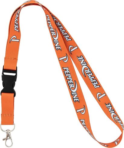 Desert Cactus Pepperdine University Lanyard Car Keys ID Badge Holder Keychain Detachable Breakaway Snap Buckle (Orange) in Saudi Arabia